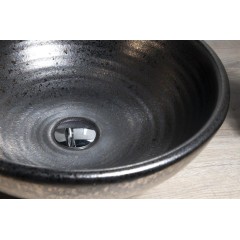 SAPHO - ATTILA keramické umyvadlo, průměr 43cm, metalická měď DK010