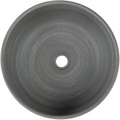 SAPHO - PRIORI keramické umyvadlo na desku, Ø 41 cm, šedá se vzorem PI024