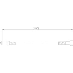 SAPHO - LUX kovová sprchová hadice, roztažitelná 150-180cm, chrom FSACC293