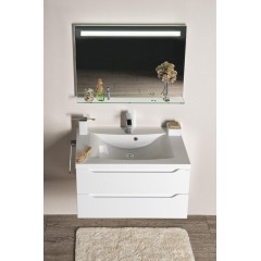 SAPHO - WAVE umyvadlová skříňka 79,7x45x47,8cm, bílá WA080-3030