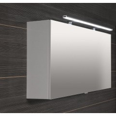 SAPHO - CLOE galerka s LED osvětlením 100x50x18cm, bílá CE100-0030