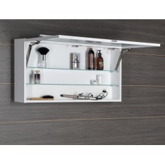 SAPHO - CLOE galerka s LED osvětlením 100x50x18cm, bílá CE100-0030