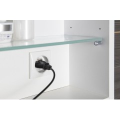 SAPHO - CLOE galerka s LED osvětlením 100x50x18cm, bílá CE100-0030