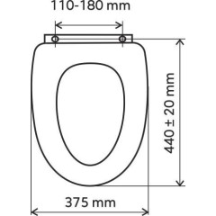 NOVASERVIS - Sedátko dýhované borovice MDF WC/BOROVICE