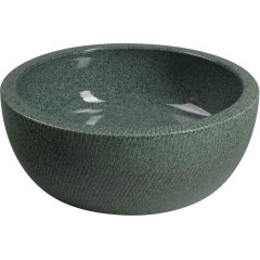 SAPHO - PRIORI keramické umyvadlo na desku, Ø 42 cm, zelená PI013