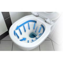 GEBERIT KOMBIFIXBasic vč. bílého tlačítka DELTA 50 + WC REA Carlo Flat Mini Rimless + SEDÁTKO 110.100.00.1 50BI CF1