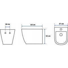 Předstěnový instalační systém s bílým tlačítkem M1710 + WC REA Carlo Flat Mini Rimless + SEDÁTKO AM102/1120 M1710 CF1