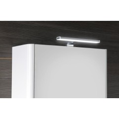 SAPHO - LUCIE galerka s LED osvětlením, 55x70x17cm, bílá LU055-0030