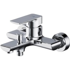 CERSANIT - Nástěnná vanová baterie SUARO, páková, chrom S951-240