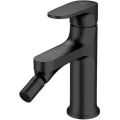 CERSANIT - Stojánková bidetová baterie INVERTO, černá + zlatý úchyt S951-288