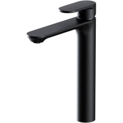 CERSANIT - Vysoká stojánková umyvadlová baterie CREA, černá S951-332