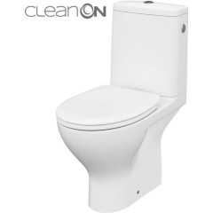 CERSANIT - WC KOMBI MODUO 43 cm 672 010 3/5 CLEAN ON, SEDÁTKO DUROPLAST-SOFT CLOSE K116-030