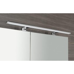 SAPHO - MIRRÓ galerka s LED osvětlením, 90x70x16cm, bílá MC090-0030