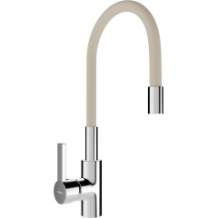 MEXEN - Flex dřezová baterie, chrom/ béžová 670900-09