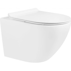 MEXEN - Lena Závěsná WC mísa včetně sedátka s slow-slim, duroplast, bílá 30220100
