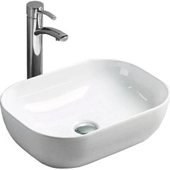 MEXEN - Rita umyvadlo na desku 45x32cm bílá 21084500