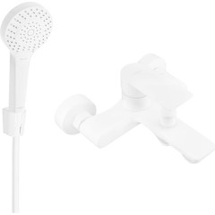 MEXEN - R05 Royo vanová baterie se sprchou set, bílá 7223R05-20