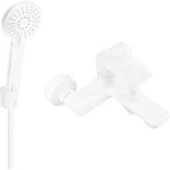 MEXEN - R40 Royo vanová baterie se sprchou set, bílá 7223R40-20
