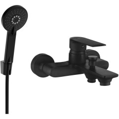 MEXEN - R40 Royo vanová baterie se sprchou set, černá 7223R40-70