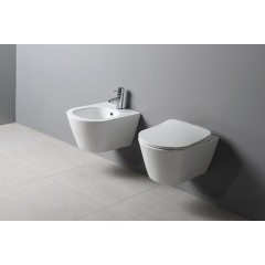 SAPHO - AVVA bidet závěsný 35,5x53 cm, bílá 100324
