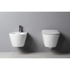 SAPHO - AVVA bidet závěsný 35,5x53 cm, bílá 100324