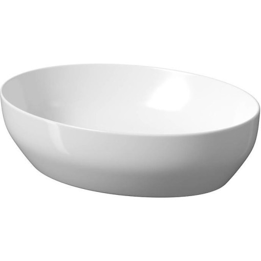 CERSANIT - Umyvadlo na desku LARGA ELLIPSE (50X38) K677-002