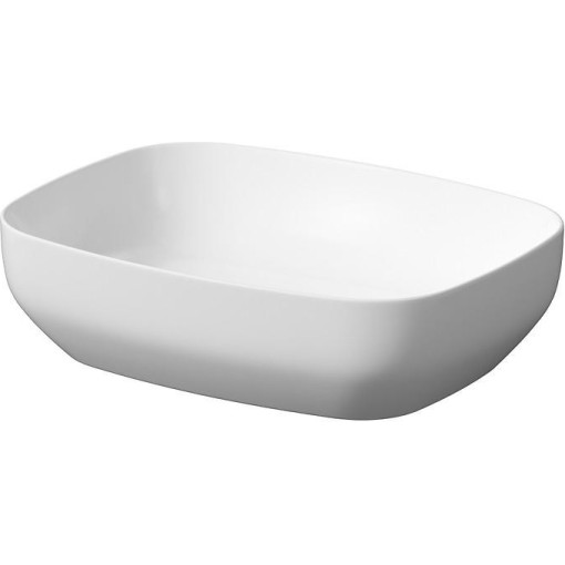 CERSANIT - Umyvadlo na desku LARGA RECTANGULAR bílá mat (50X38) K677-016