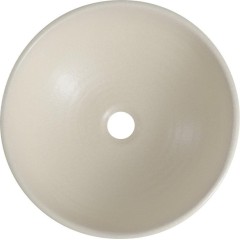 SAPHO - ATTILA keramické umyvadlo, průměr 43cm, slonová kost DK005
