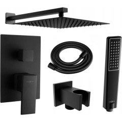 MEXEN - Uno DR72 sprchová sestava podomítková, černá 71435DR72-70