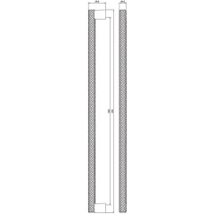 CERSANIT - Madlo LARGA chrom 2 ks S599-0142