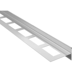 SAPHO - Spádová lišta, pravá, výška 10, délka 1000, nerez mat SPD10-P