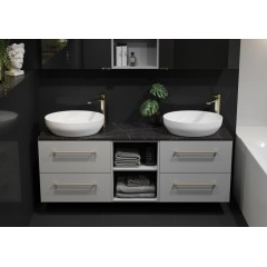 CERSANIT - Umyvadlo na desku LARGA ELLIPSE (50X38) K677-002