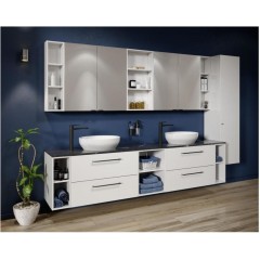 CERSANIT - Umyvadlo na desku LARGA ELLIPSE (50X38) K677-002