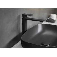 CERSANIT - Umyvadlo na desku LARGA RECTANGULAR antracitová mat (50X38) K677-013