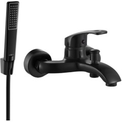 MEXEN - Fabia R72 SET vanová baterie se sprchou, černá 74653R72-70