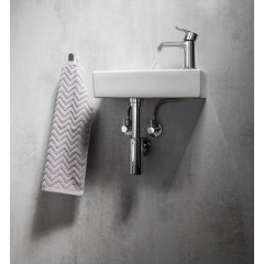 AQUALINE - Rohový kulový ventil 1/2"x3/8", kulatý, chrom 5317