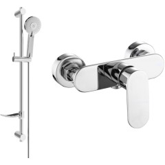 MEXEN - Milo DF40 sprchová baterie s příslušenstvím, chrom 7134R40-00