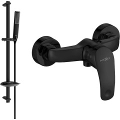 MEXEN - Fabia DB72 Sprchová baterie s příslušenstvím, černá 74654DB72-70