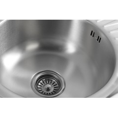 AQUALINE - Nerezový vestavný dřez s odkapem 57x18x45cm AQ5745B