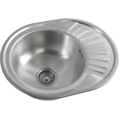 AQUALINE - Nerezový vestavný dřez s odkapem 57x18x45cm AQ5745B