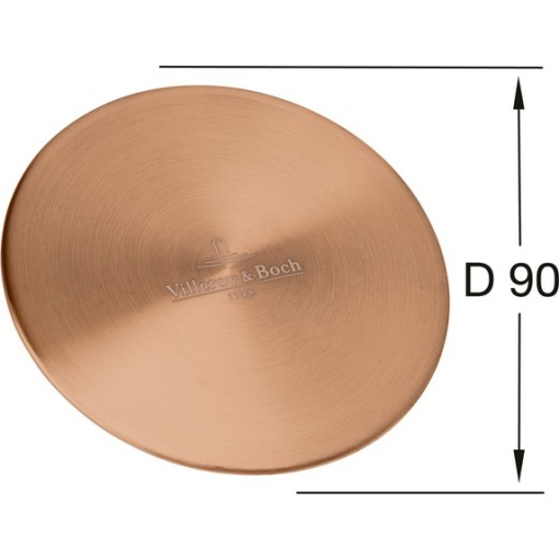Příslušenství ke dřezům Villeroy & Boch - krytka odpadu 96241504, bronz 96241504