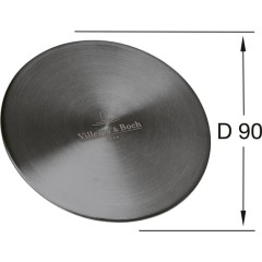 Příslušenství ke dřezům Villeroy & Boch - krytka odpadu 96241505, antracit 96241505