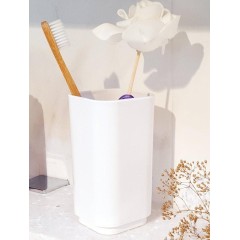 Gedy - SEVENTY sklenka na postavení, bílá 639822