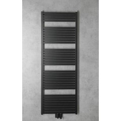 AQUALINE - TONDI otopné těleso rovné 600x1690 středové připojení, černá mat DT496T