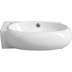 SAPHO - RIBERA keramické umývátko rohové 43x28,5cm, otvor pro baterii vlevo, bílá AR498