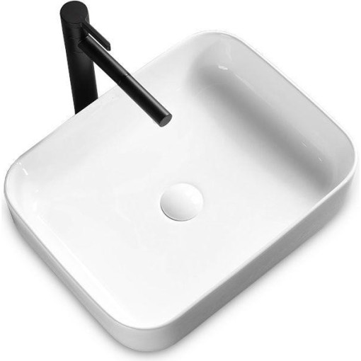 REA - Umyvadlo na desku Demi Slim 51x39 bílé REA-U1953