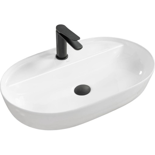 REA - Umyvadlo na desku Aura 60,5x40,5 bílá REA-U7900