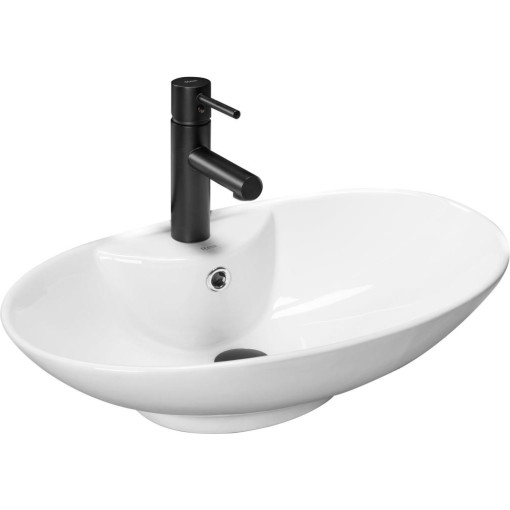 REA - Umyvadlo na desku Rosa 2 58,5x38,5 bílé REA-U0160