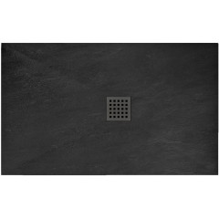 REA - Sprchová vanička Black Rock 80x120 černá REA-K4579
