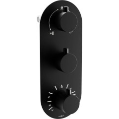 MEXEN - Kai termostatická baterie sprcha/vana 3-output, černá 77603-70